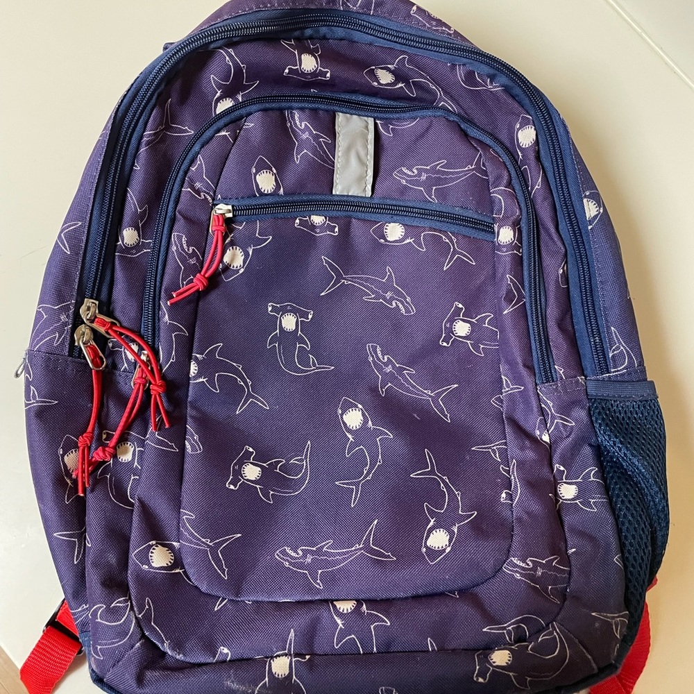 Shark backpack. Possibly a Cat & Jack?